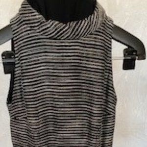 Black and white size 2 Etcetera dress of textured fabric